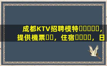 成都KTV招聘模特，提供機票，住宿，日結